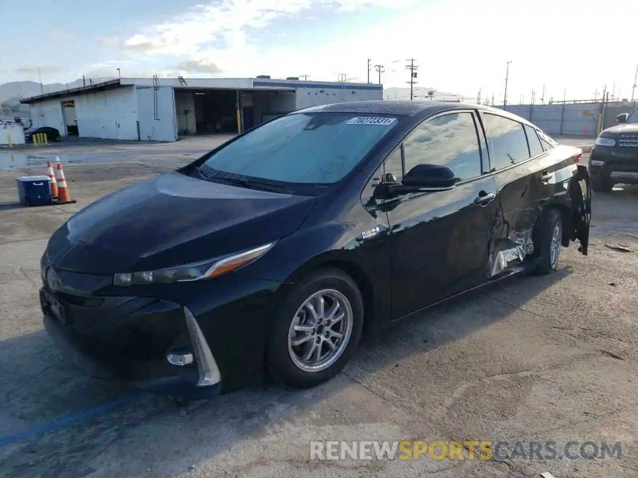 2 Photograph of a damaged car JTDKARFP8L3153825 TOYOTA PRIUS 2020