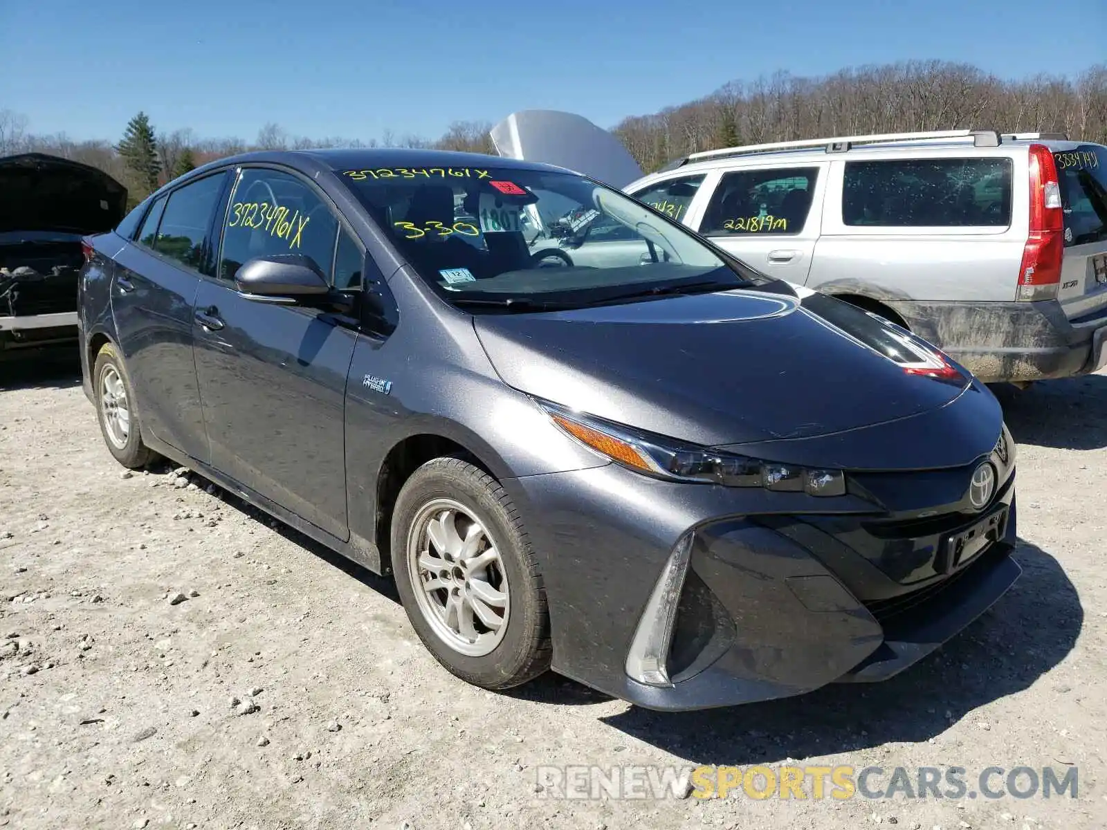 1 Photograph of a damaged car JTDKARFP9L3135592 TOYOTA PRIUS 2020