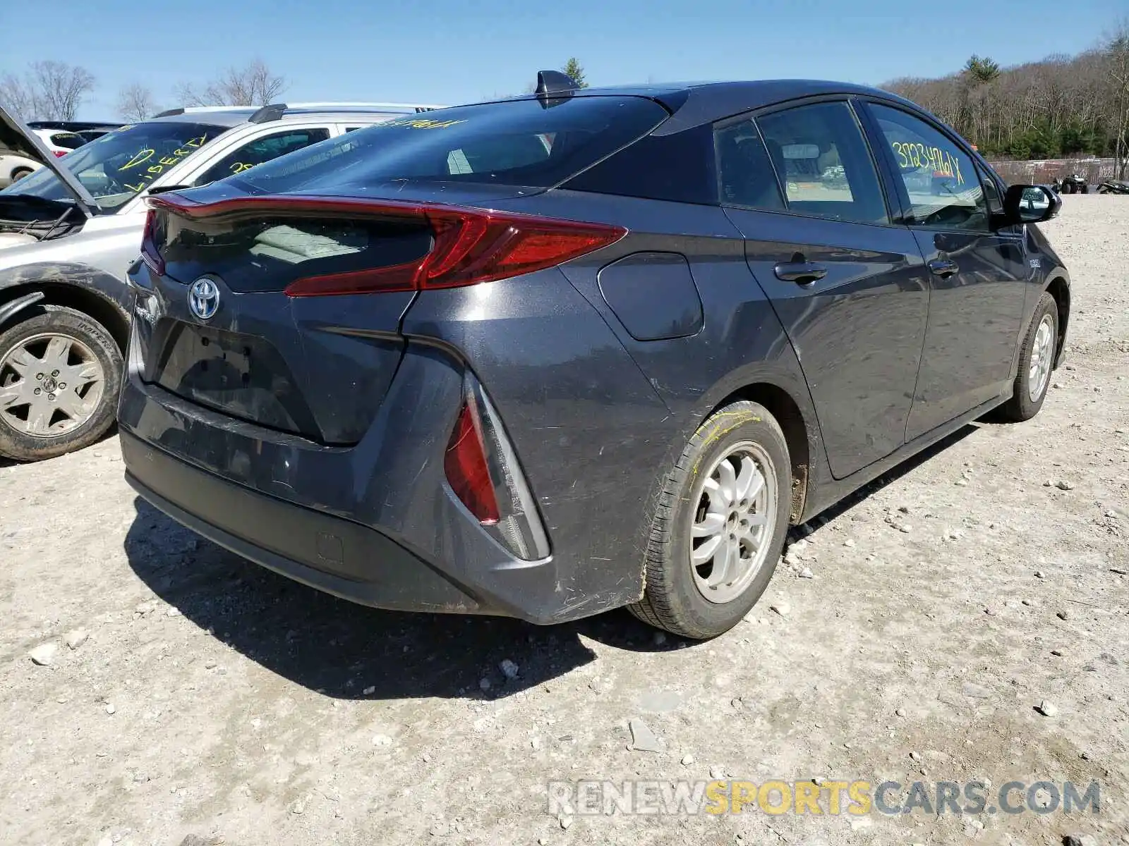 4 Photograph of a damaged car JTDKARFP9L3135592 TOYOTA PRIUS 2020