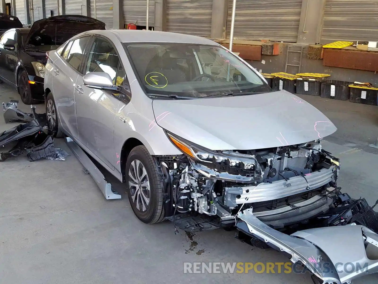 1 Photograph of a damaged car JTDKARFP9L3136113 TOYOTA PRIUS 2020