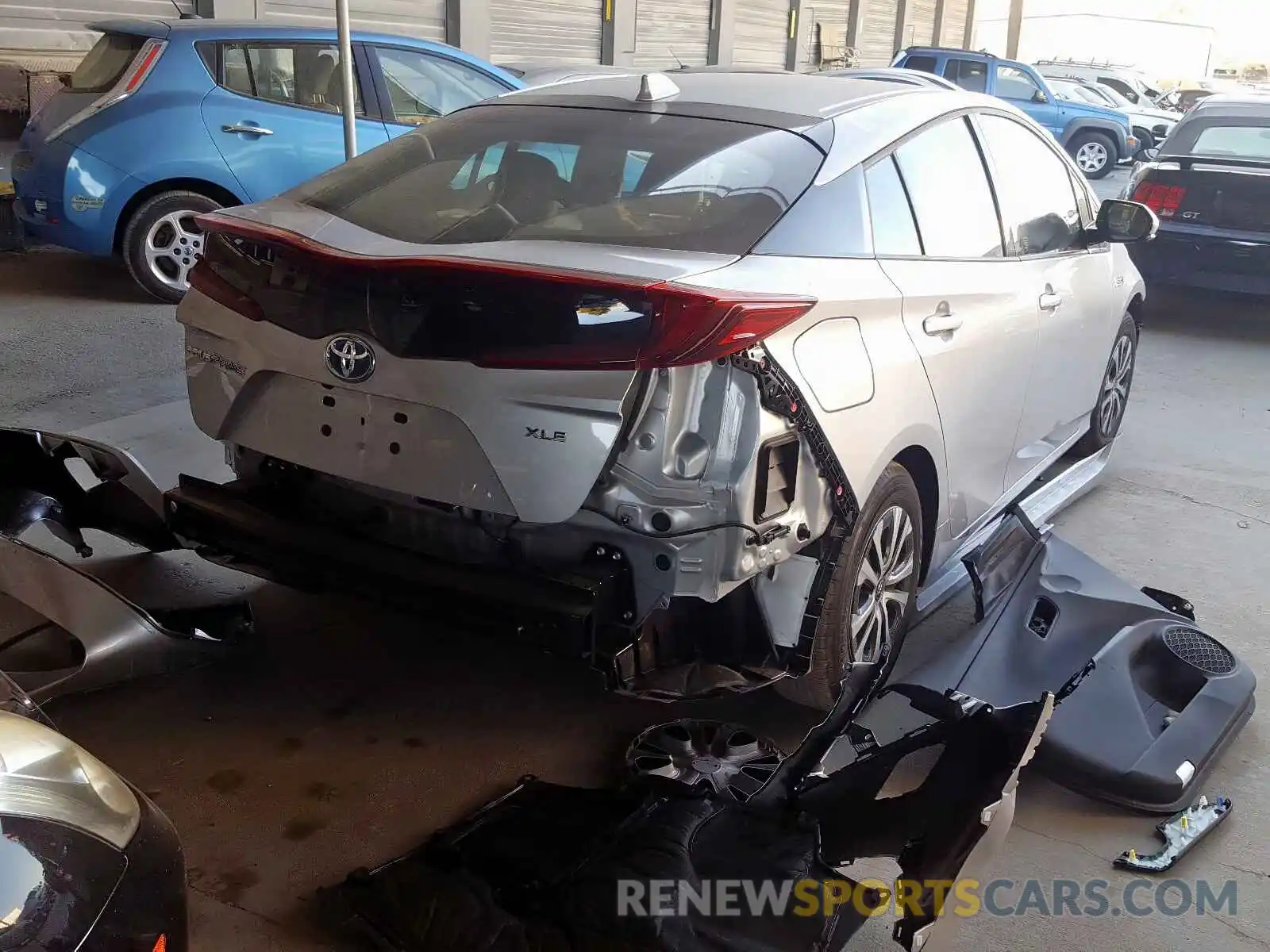 4 Photograph of a damaged car JTDKARFP9L3136113 TOYOTA PRIUS 2020