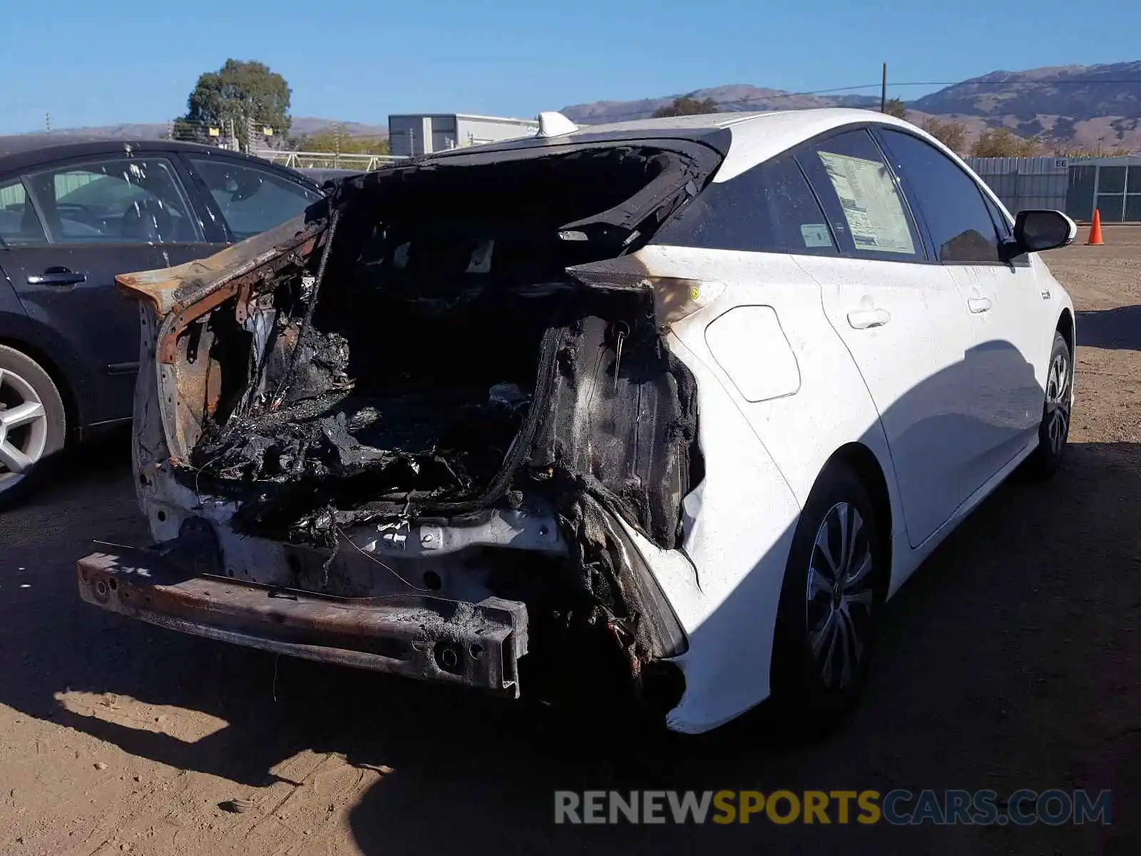 4 Photograph of a damaged car JTDKARFP9L3138413 TOYOTA PRIUS 2020