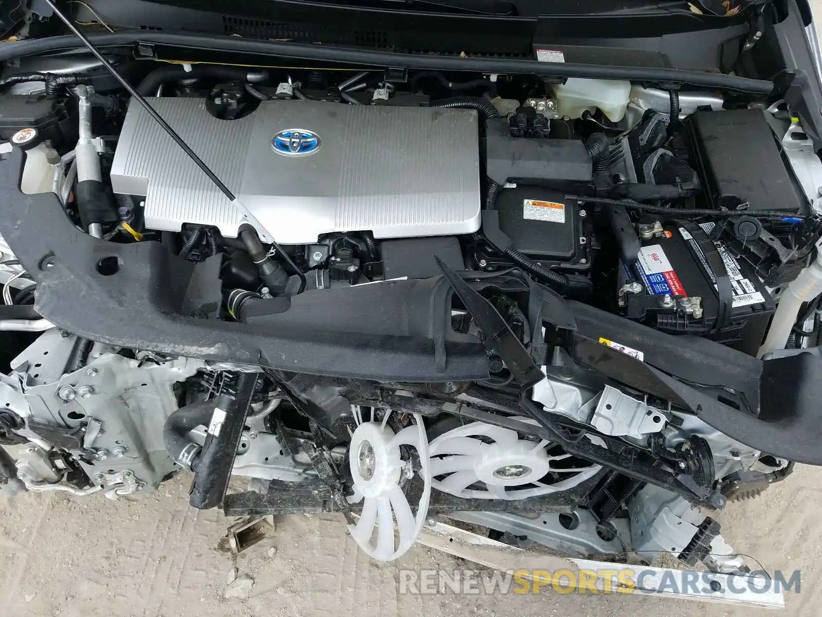 7 Photograph of a damaged car JTDKARFP9L3138962 TOYOTA PRIUS 2020