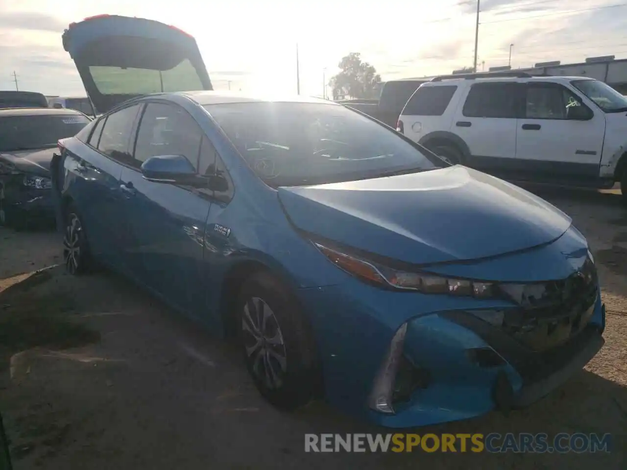 1 Photograph of a damaged car JTDKARFP9L3139304 TOYOTA PRIUS 2020