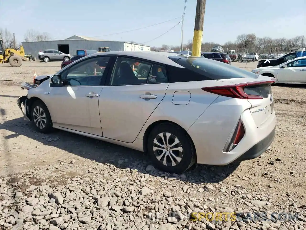 2 Photograph of a damaged car JTDKARFP9L3141683 TOYOTA PRIUS 2020