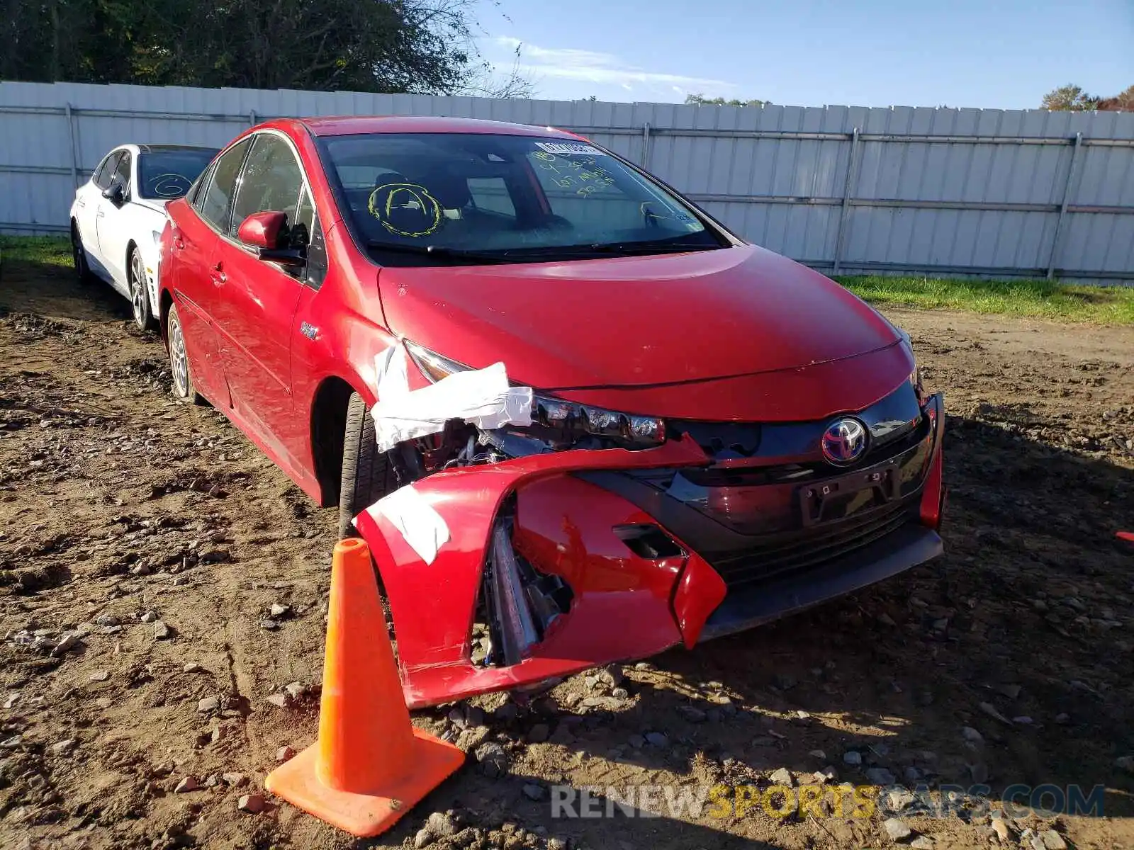 1 Photograph of a damaged car JTDKARFP9L3143269 TOYOTA PRIUS 2020