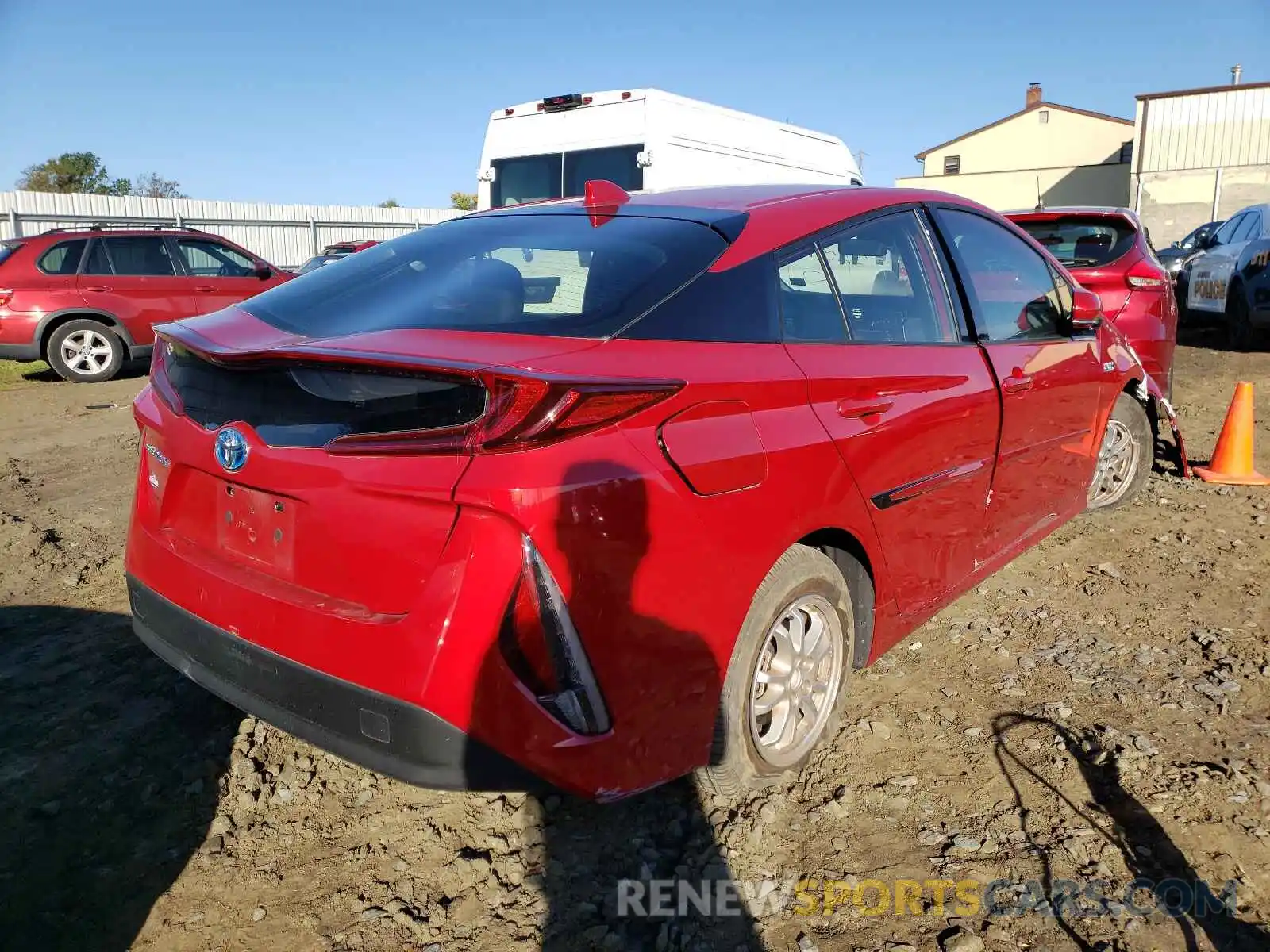 4 Photograph of a damaged car JTDKARFP9L3143269 TOYOTA PRIUS 2020