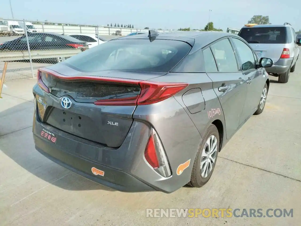 4 Photograph of a damaged car JTDKARFP9L3143806 TOYOTA PRIUS 2020