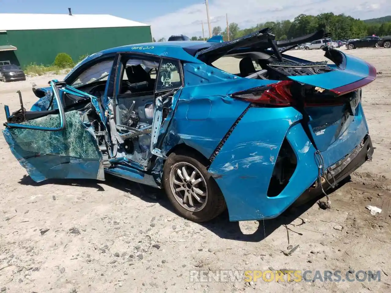 3 Photograph of a damaged car JTDKARFP9L3145457 TOYOTA PRIUS 2020