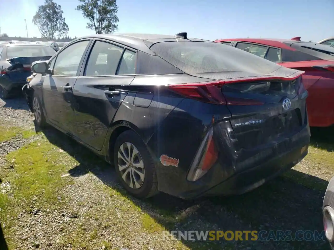 3 Photograph of a damaged car JTDKARFP9L3147161 TOYOTA PRIUS 2020