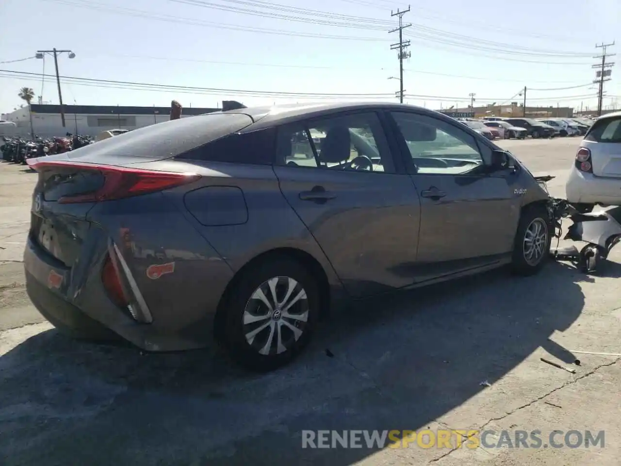 4 Photograph of a damaged car JTDKARFP9L3147998 TOYOTA PRIUS 2020