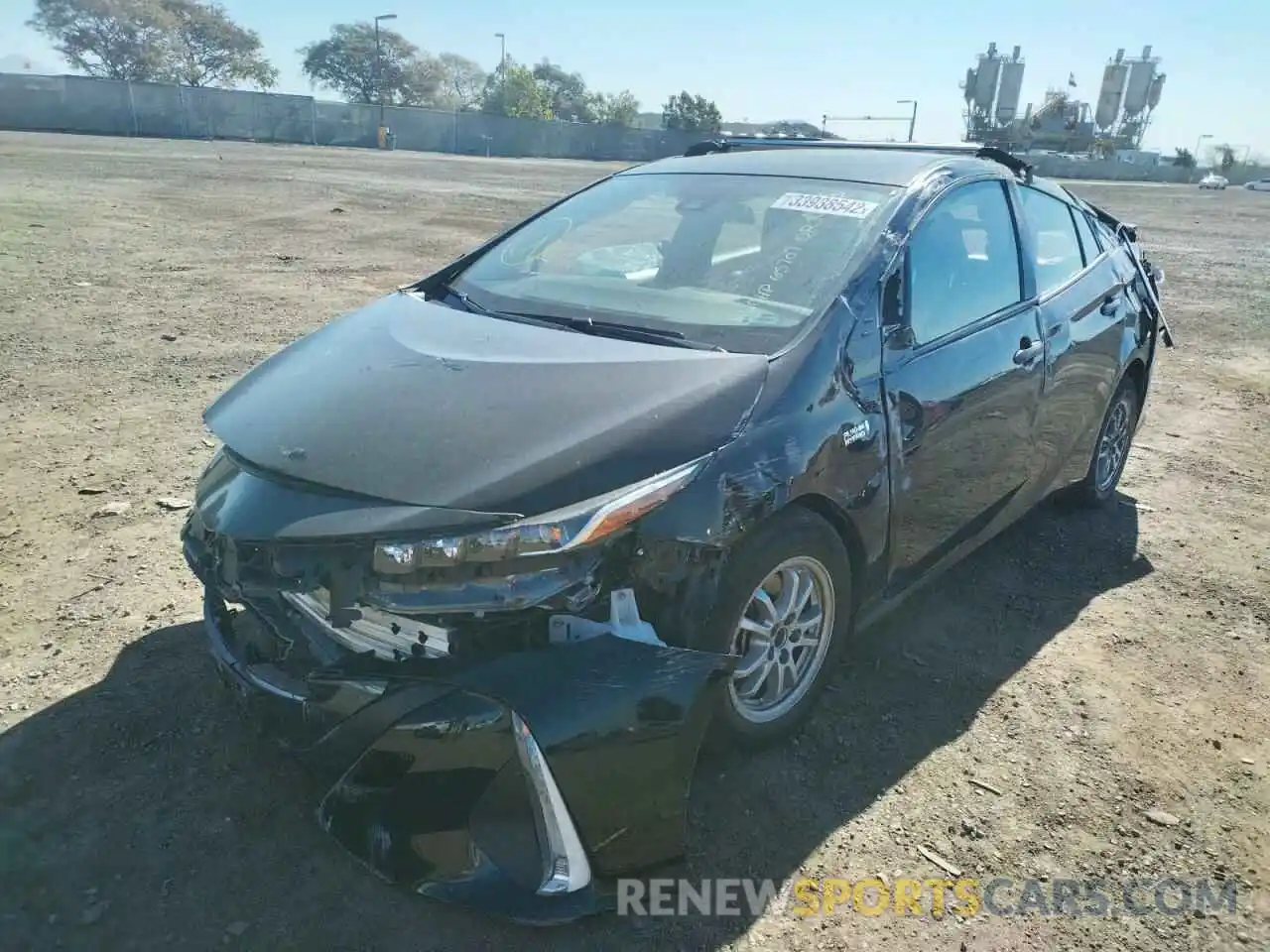 2 Photograph of a damaged car JTDKARFP9L3151131 TOYOTA PRIUS 2020