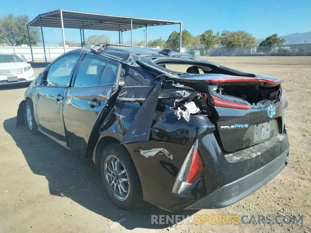 3 Photograph of a damaged car JTDKARFP9L3151131 TOYOTA PRIUS 2020