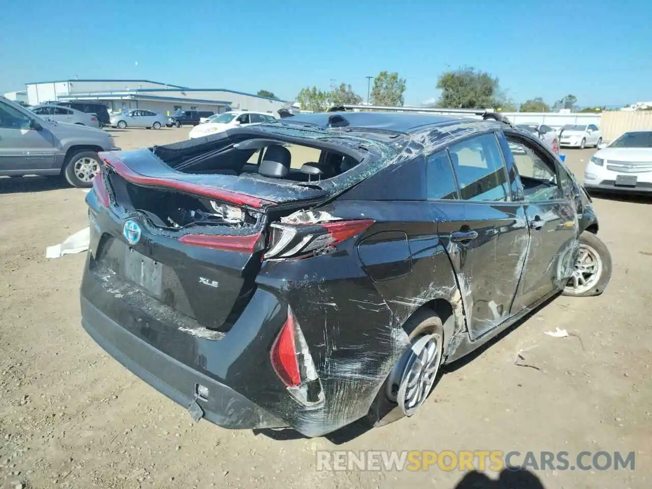 4 Photograph of a damaged car JTDKARFP9L3151131 TOYOTA PRIUS 2020