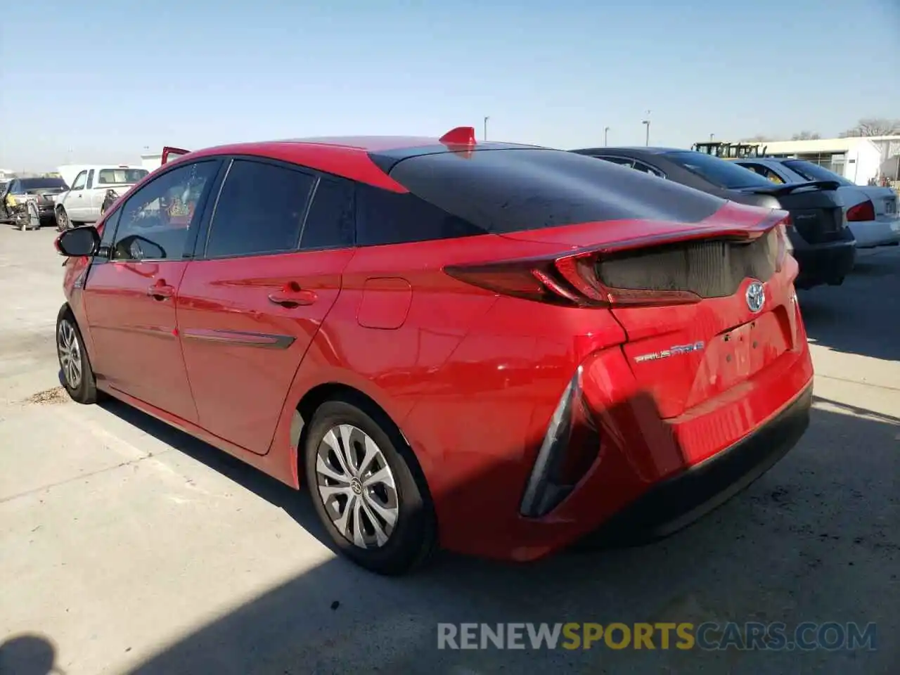 3 Photograph of a damaged car JTDKARFP9L3151162 TOYOTA PRIUS 2020