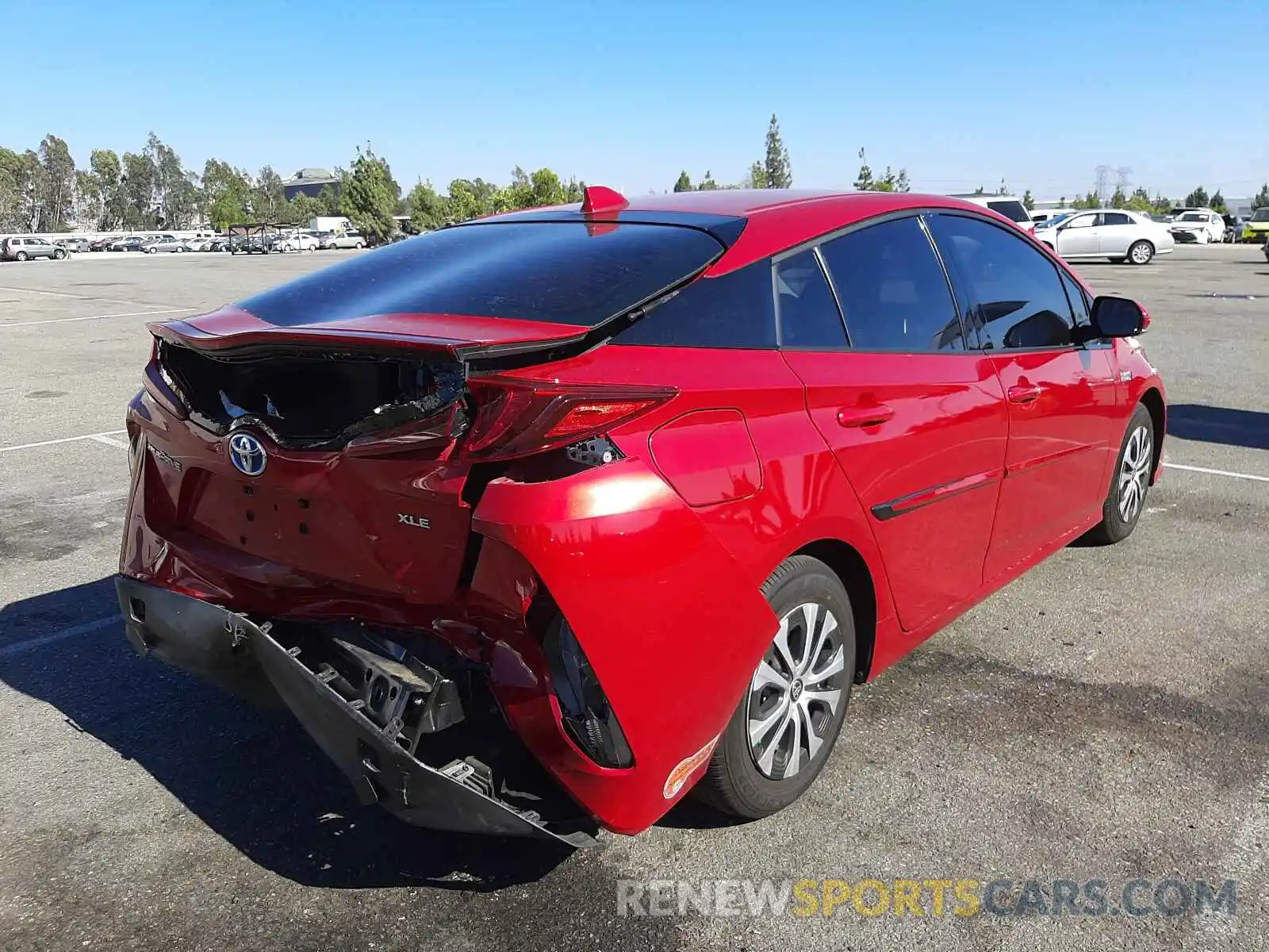 4 Photograph of a damaged car JTDKARFP9L3152456 TOYOTA PRIUS 2020