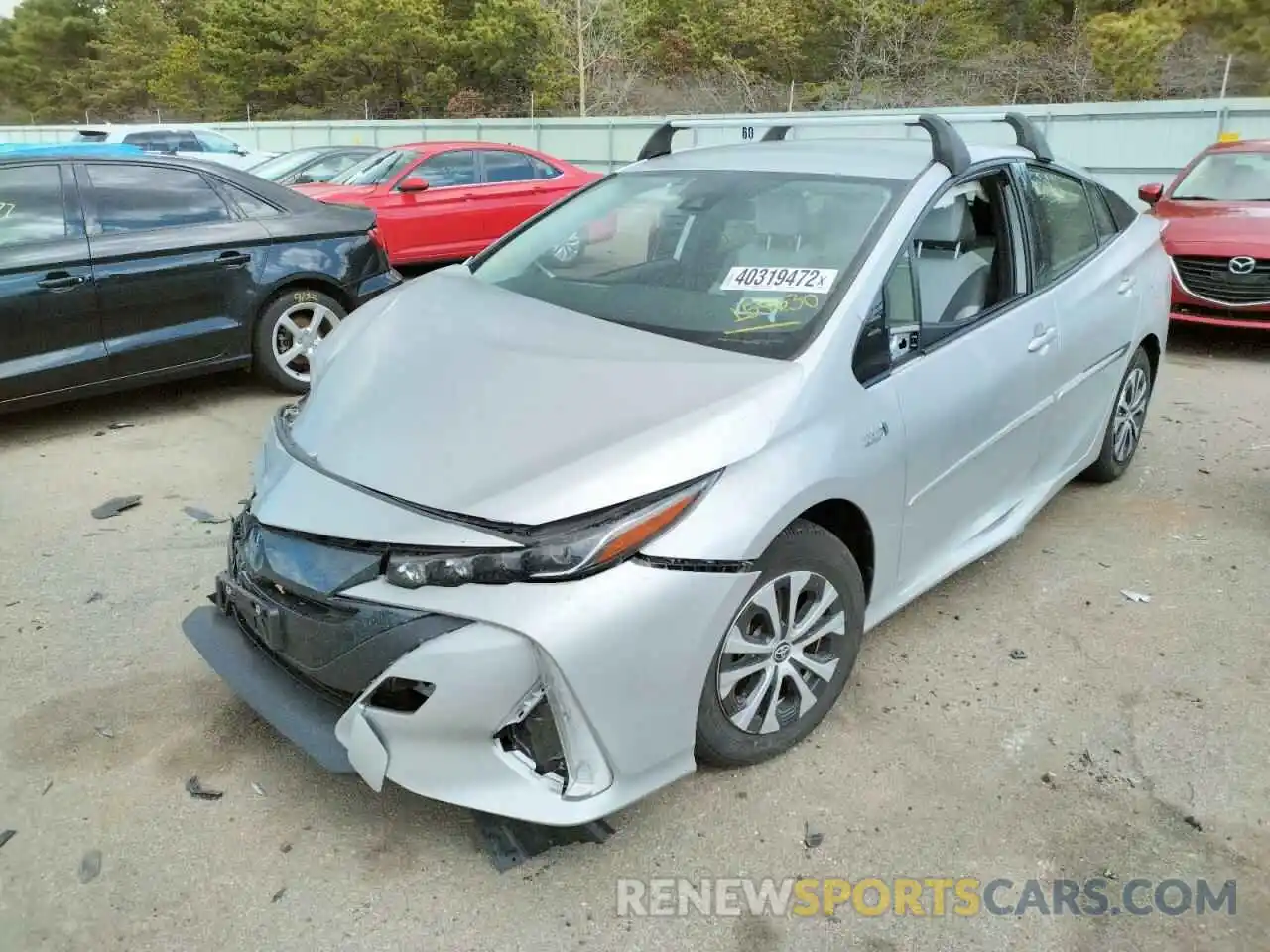 2 Photograph of a damaged car JTDKARFP9L3154630 TOYOTA PRIUS 2020