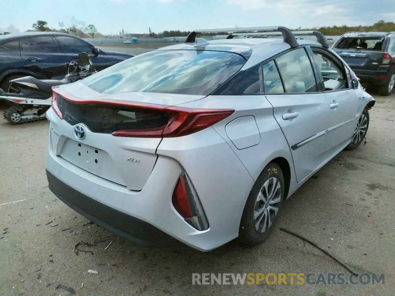 4 Photograph of a damaged car JTDKARFP9L3154630 TOYOTA PRIUS 2020