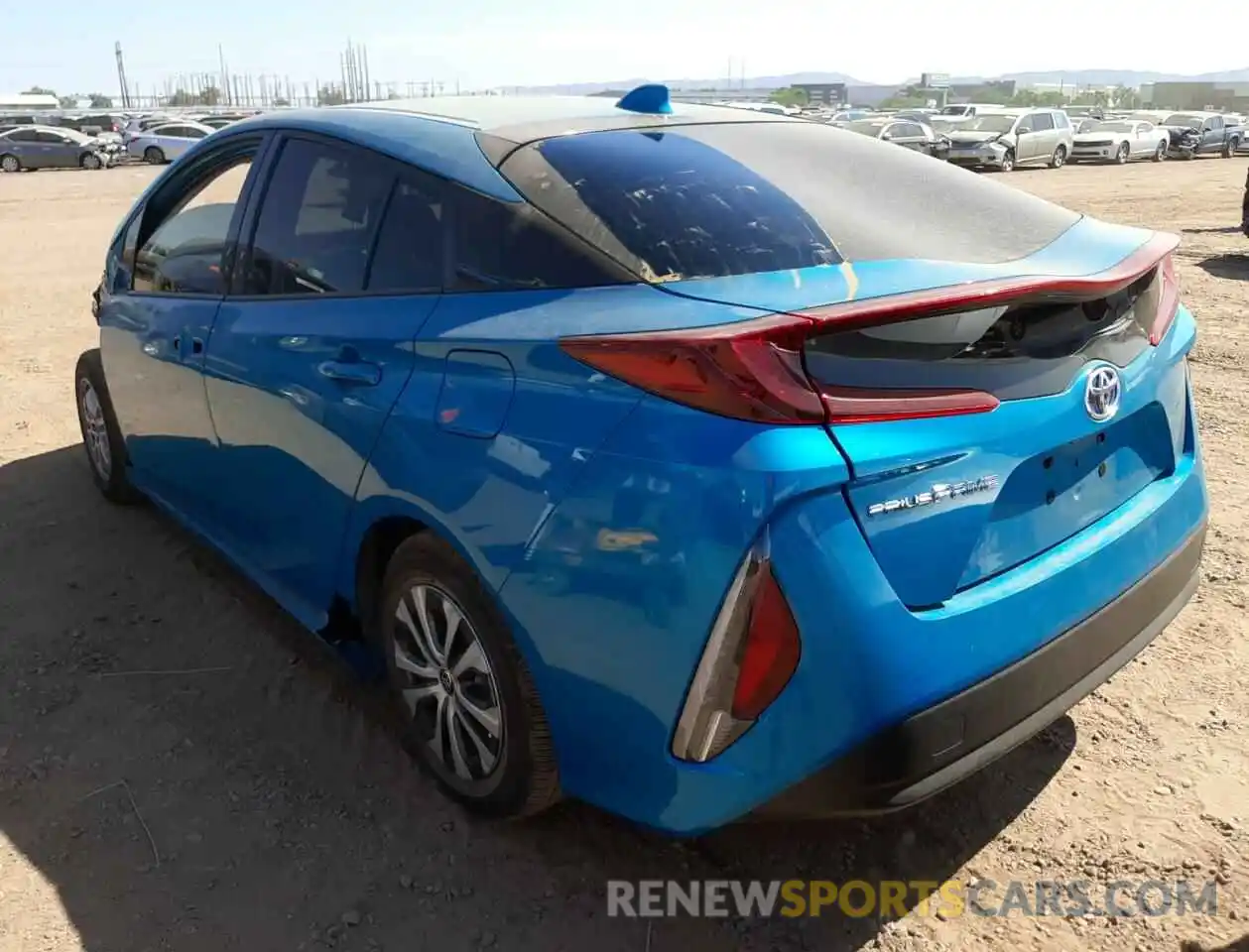 3 Фотография поврежденного автомобиля JTDKARFPXL3128831 TOYOTA PRIUS 2020