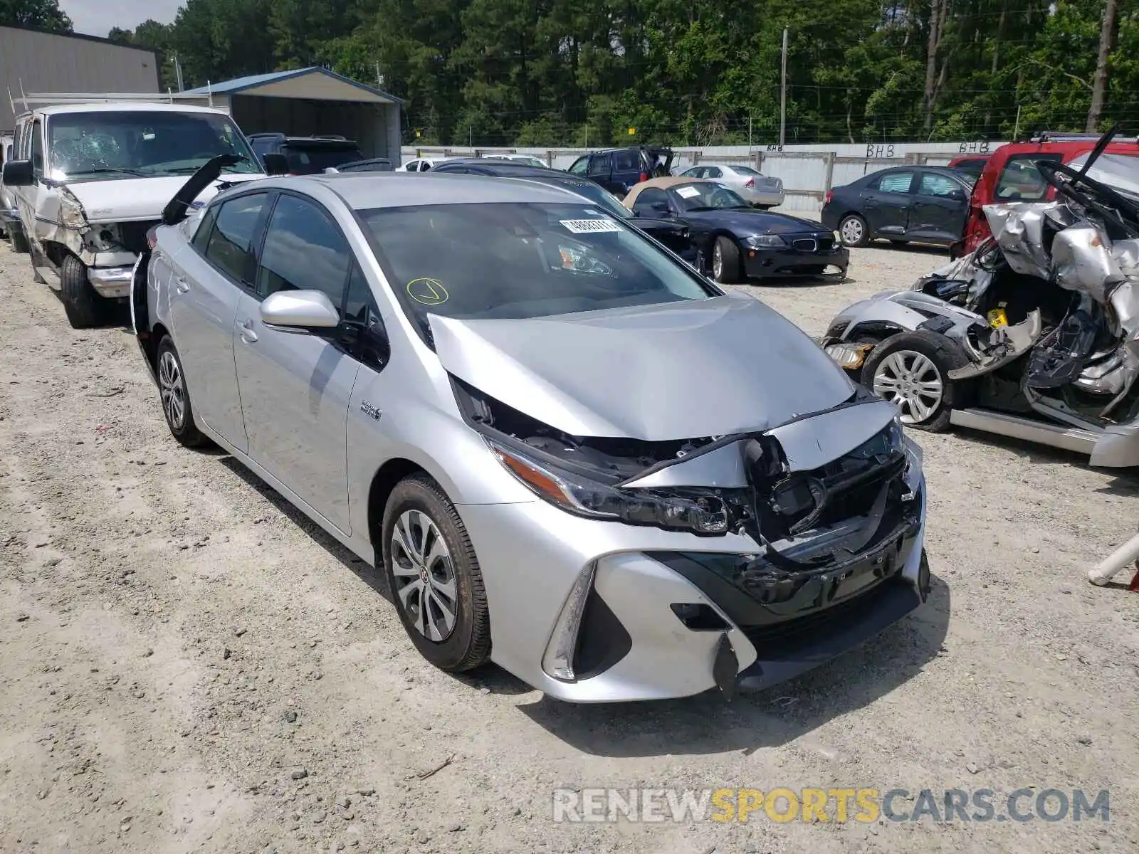 1 Photograph of a damaged car JTDKARFPXL3129557 TOYOTA PRIUS 2020