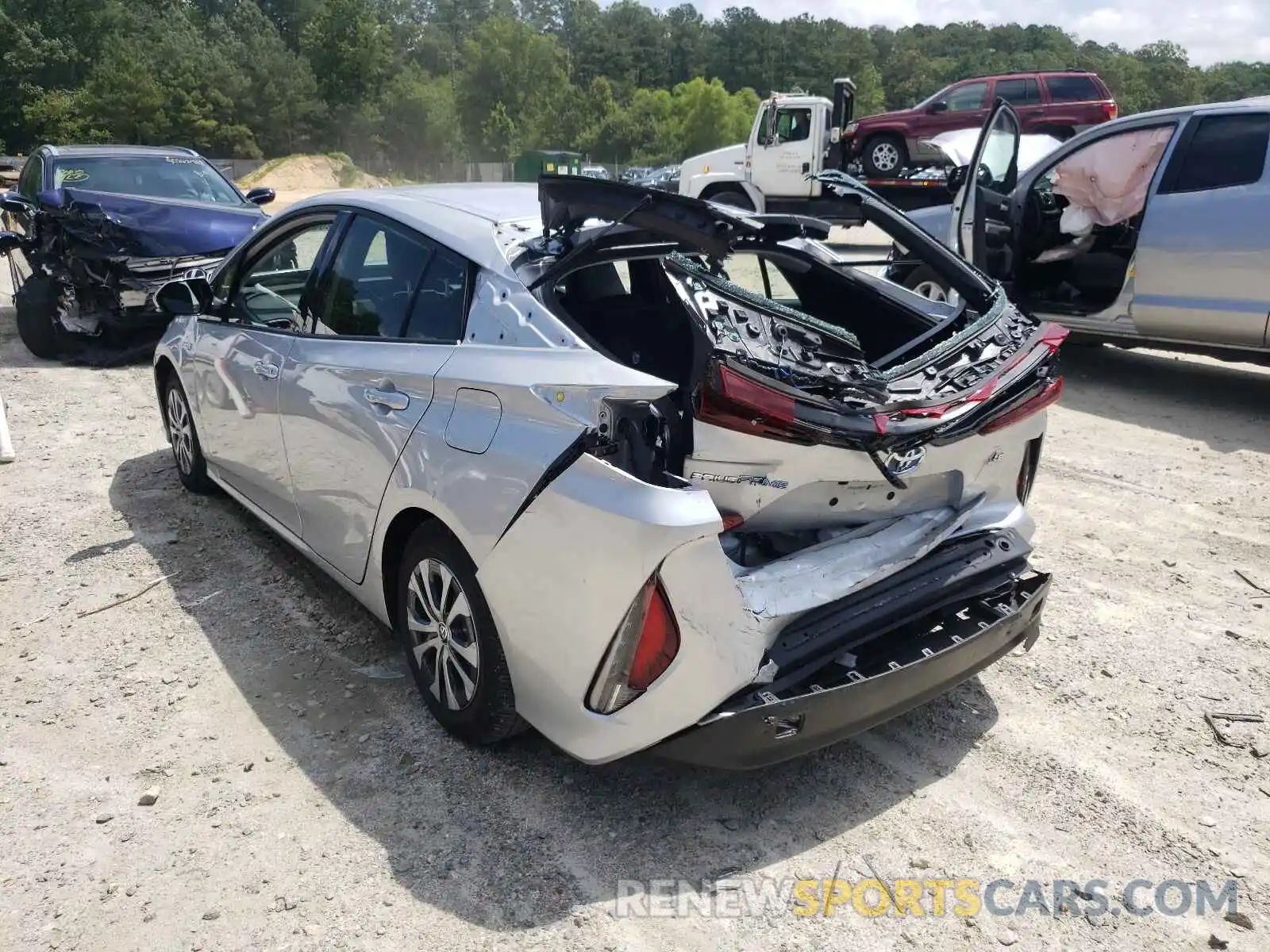 3 Photograph of a damaged car JTDKARFPXL3129557 TOYOTA PRIUS 2020