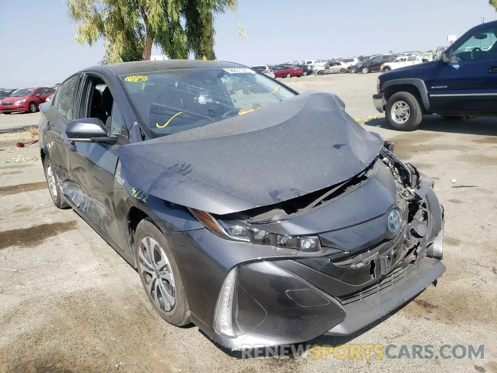 1 Photograph of a damaged car JTDKARFPXL3131485 TOYOTA PRIUS 2020