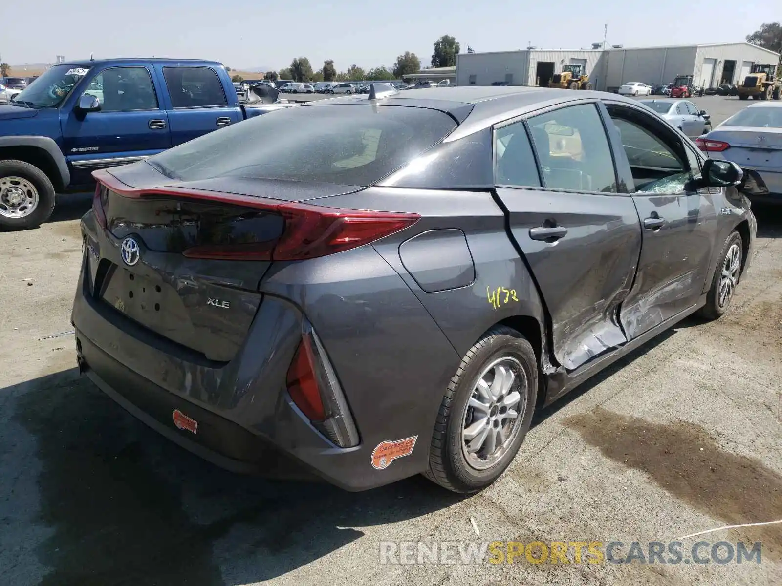 4 Photograph of a damaged car JTDKARFPXL3131485 TOYOTA PRIUS 2020