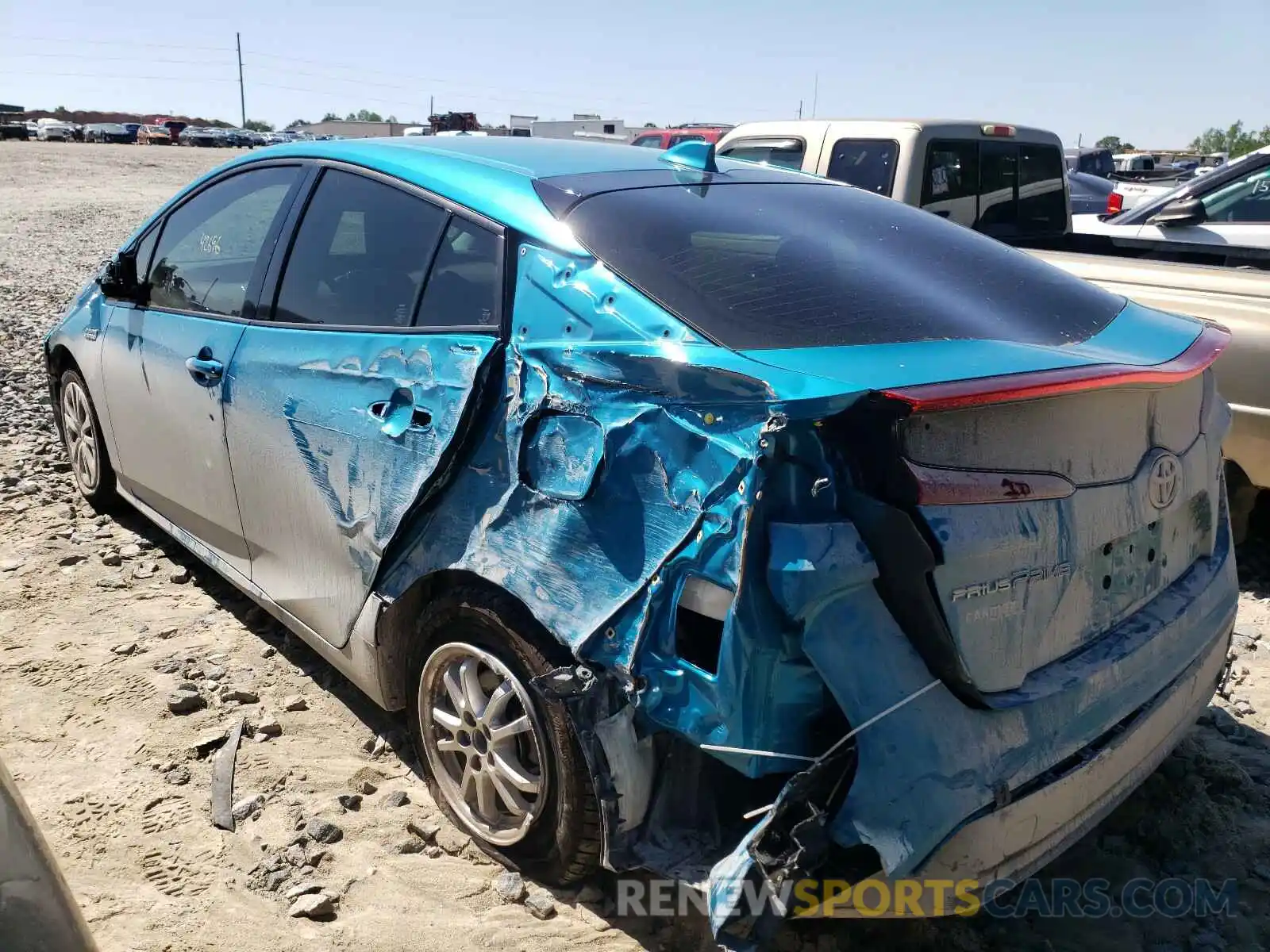 3 Photograph of a damaged car JTDKARFPXL3135987 TOYOTA PRIUS 2020