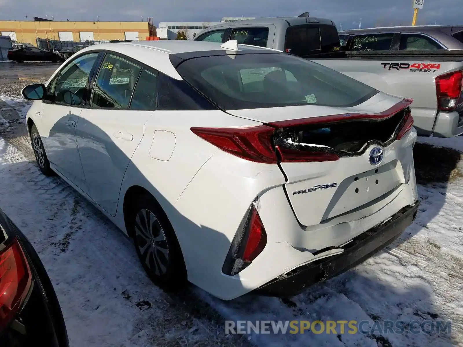 3 Photograph of a damaged car JTDKARFPXL3138596 TOYOTA PRIUS 2020