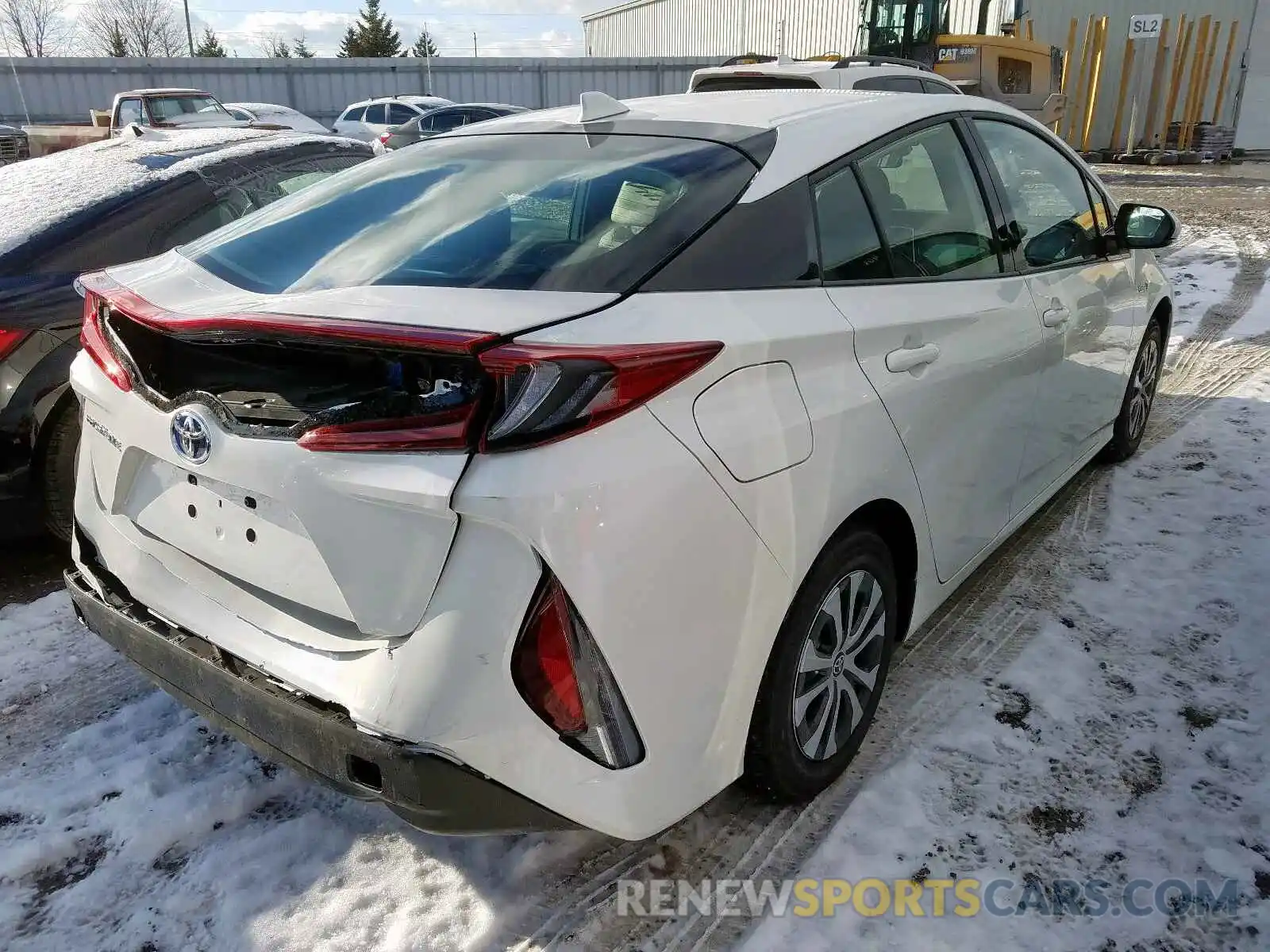 4 Photograph of a damaged car JTDKARFPXL3138596 TOYOTA PRIUS 2020