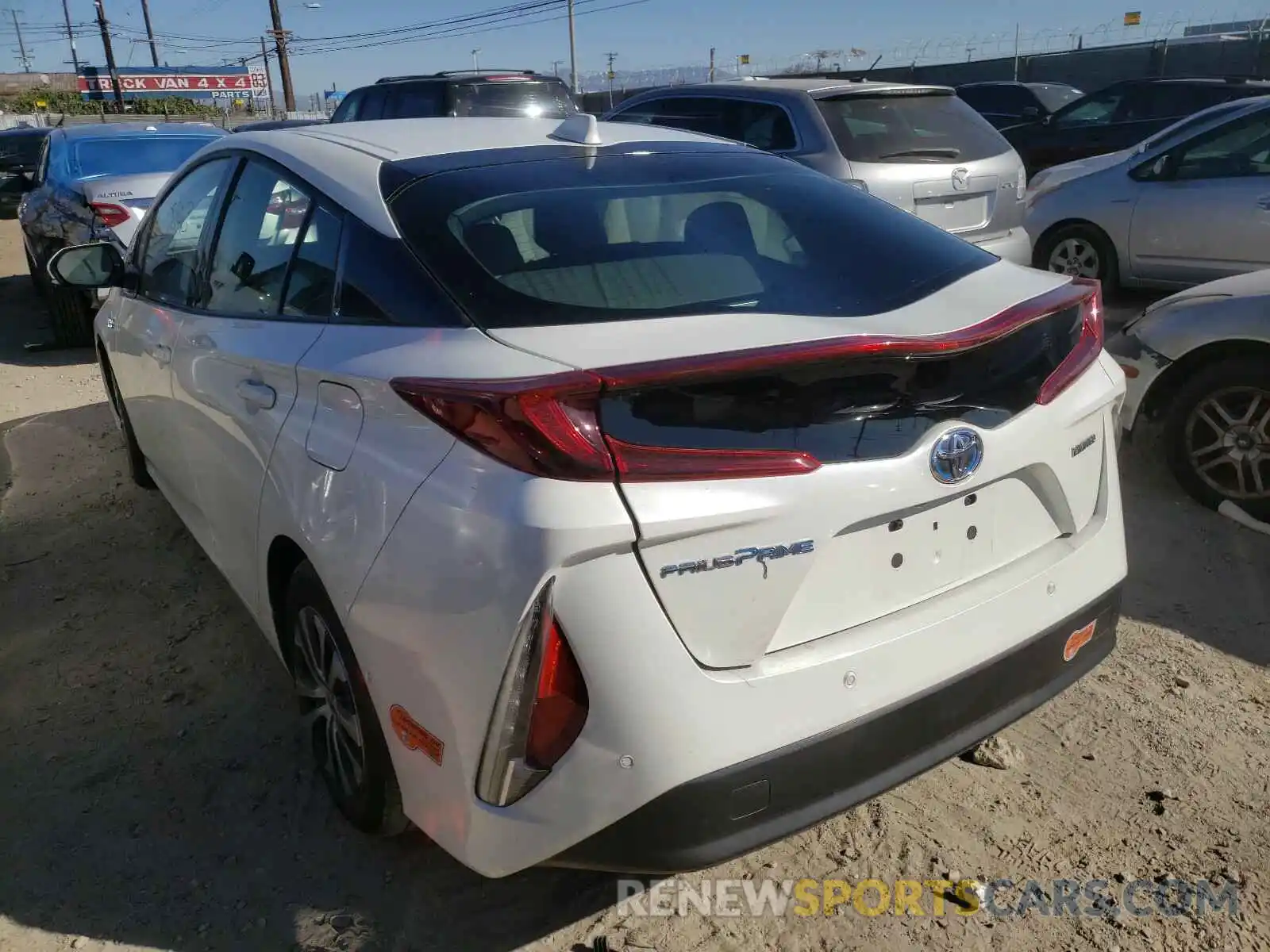 3 Photograph of a damaged car JTDKARFPXL3139666 TOYOTA PRIUS 2020