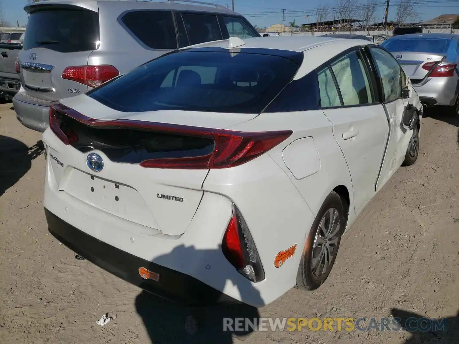 4 Photograph of a damaged car JTDKARFPXL3139666 TOYOTA PRIUS 2020