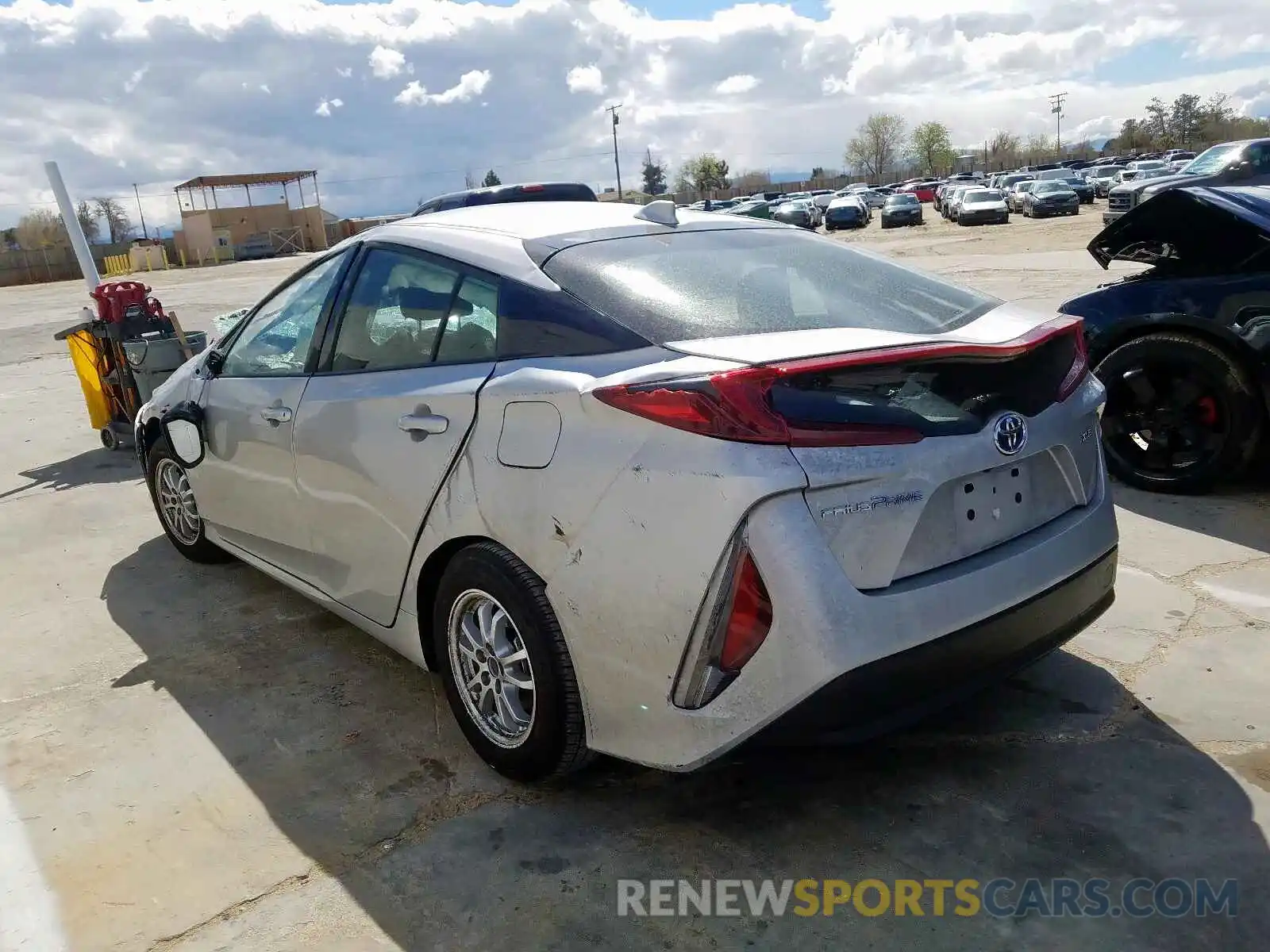 3 Photograph of a damaged car JTDKARFPXL3144172 TOYOTA PRIUS 2020