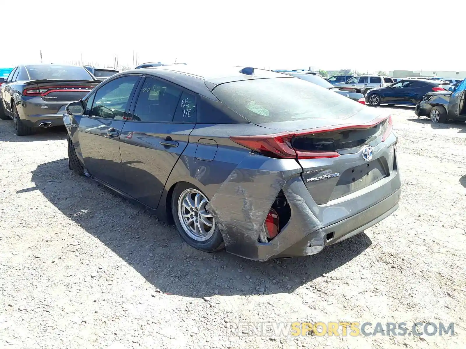 3 Photograph of a damaged car JTDKARFPXL3146374 TOYOTA PRIUS 2020