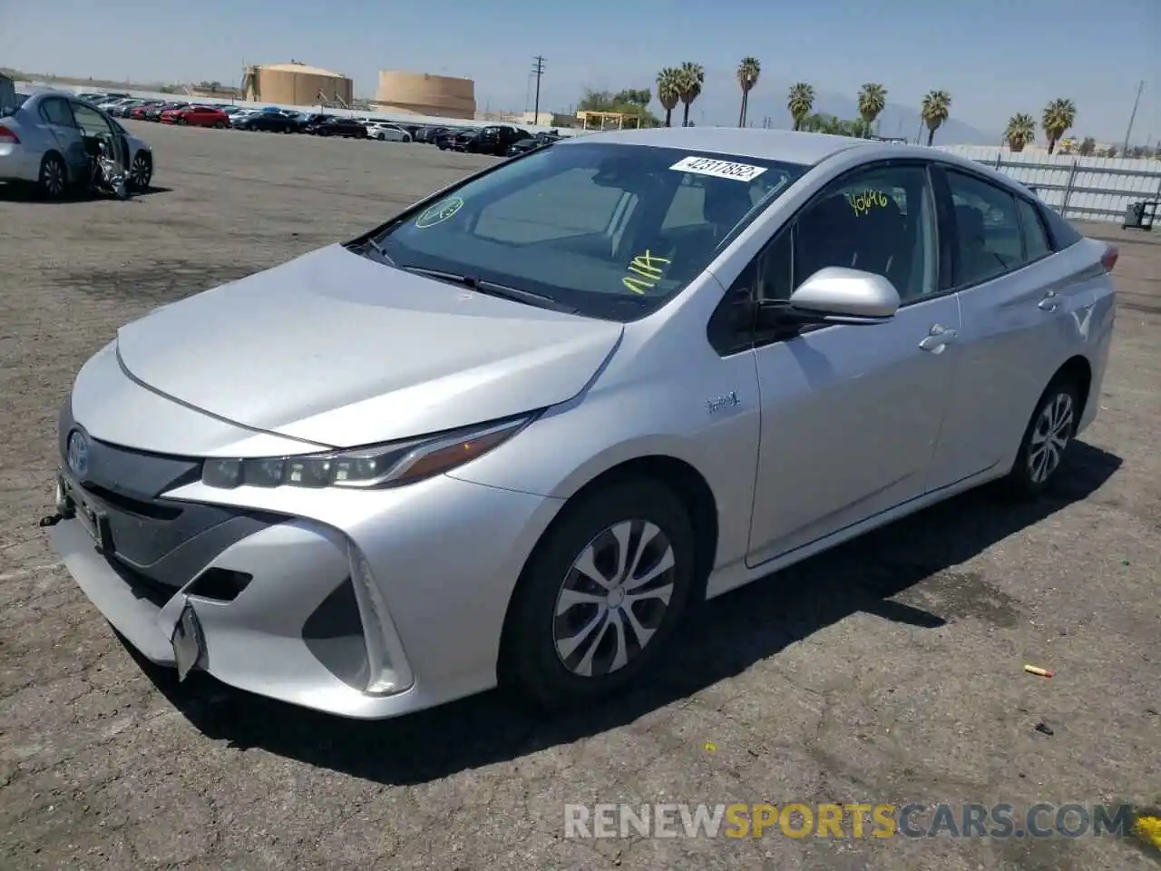 2 Photograph of a damaged car JTDKARFPXL3147024 TOYOTA PRIUS 2020