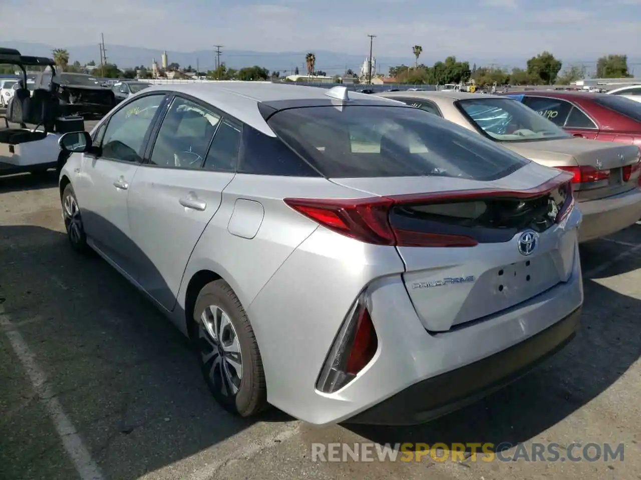 3 Photograph of a damaged car JTDKARFPXL3147024 TOYOTA PRIUS 2020