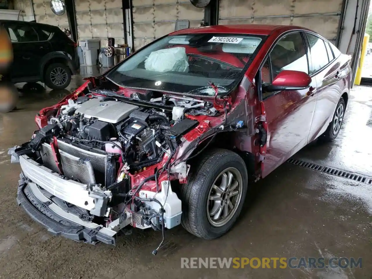 2 Photograph of a damaged car JTDKARFPXL3147427 TOYOTA PRIUS 2020