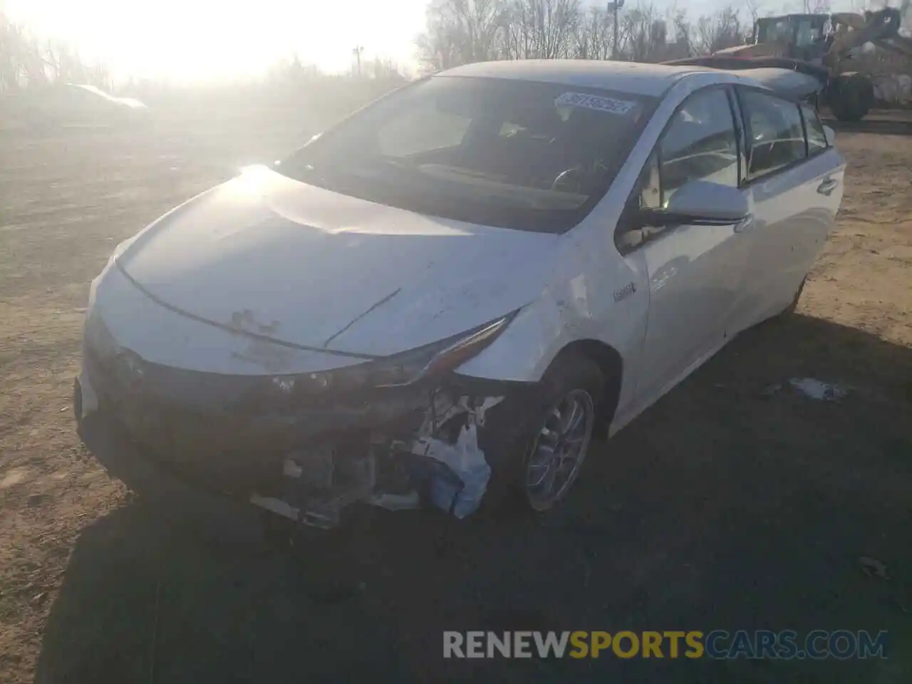 2 Photograph of a damaged car JTDKARFPXL3153325 TOYOTA PRIUS 2020