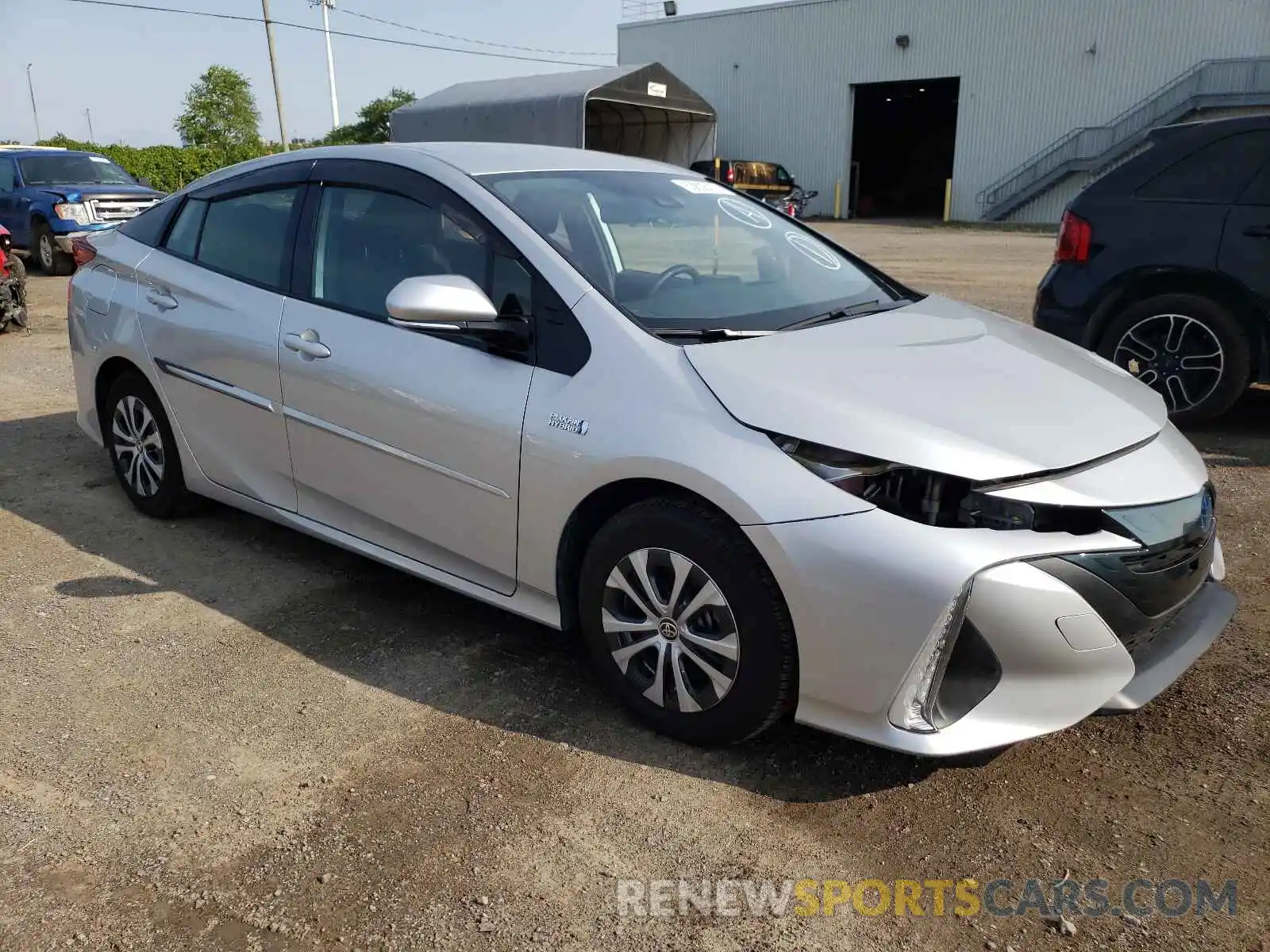 1 Photograph of a damaged car JTDKARFPXL3153356 TOYOTA PRIUS 2020