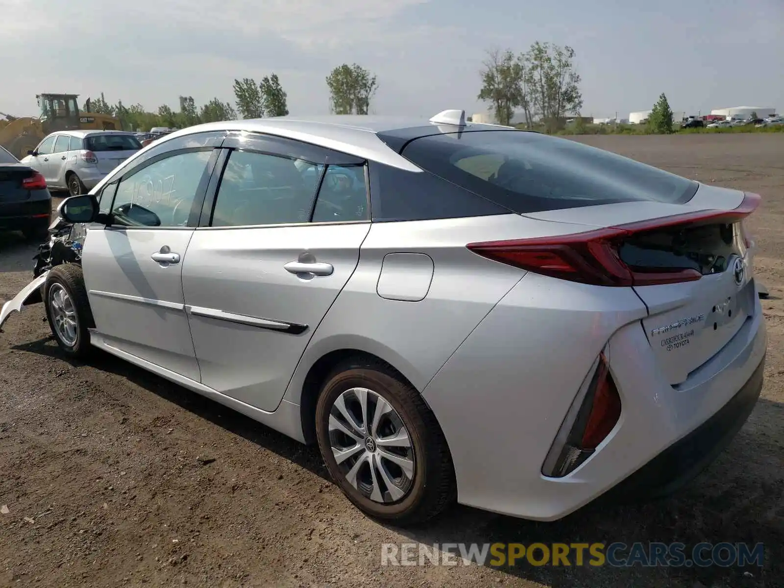 3 Photograph of a damaged car JTDKARFPXL3153356 TOYOTA PRIUS 2020