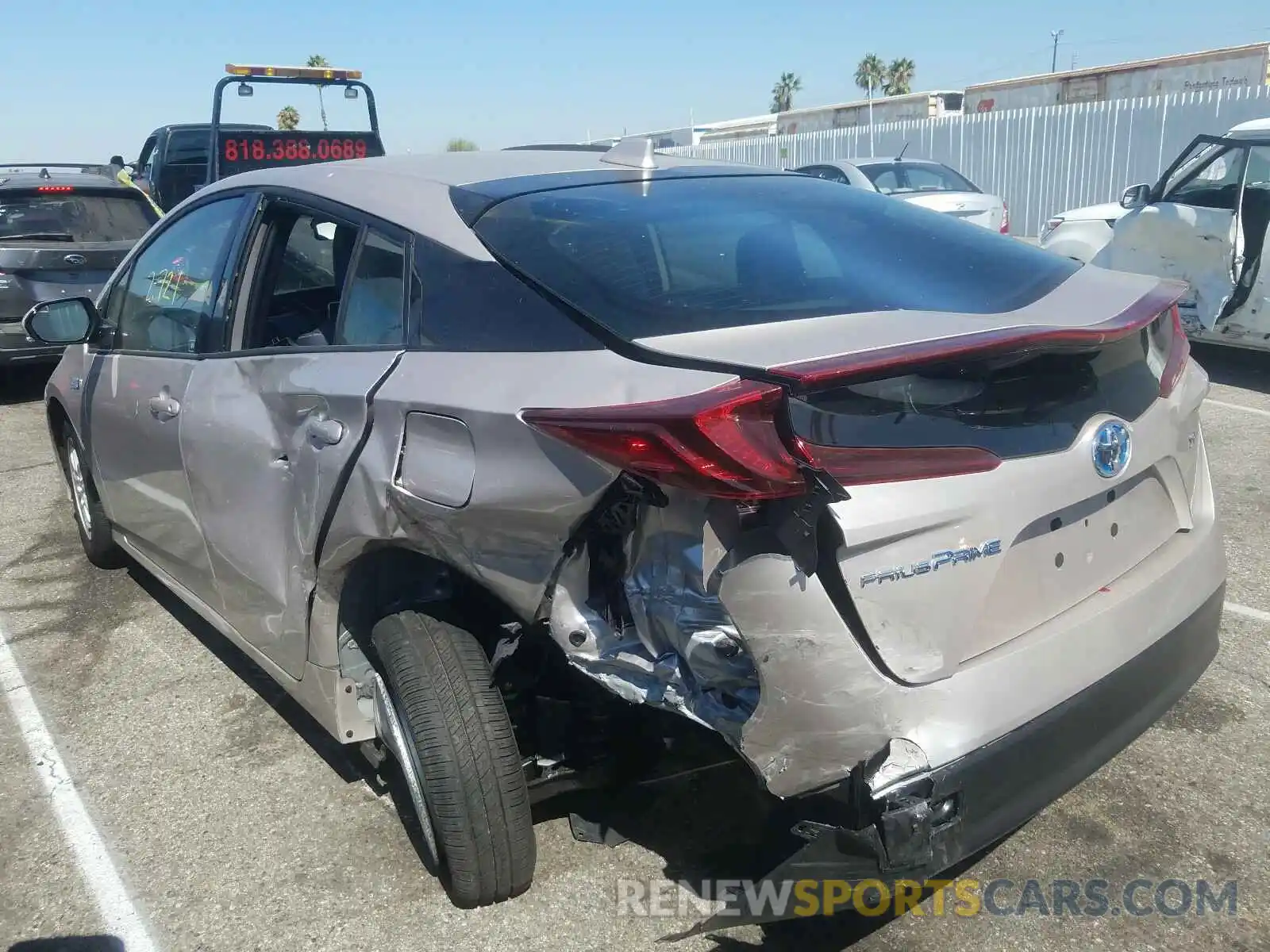 3 Photograph of a damaged car JTDKARFPXL3160131 TOYOTA PRIUS 2020