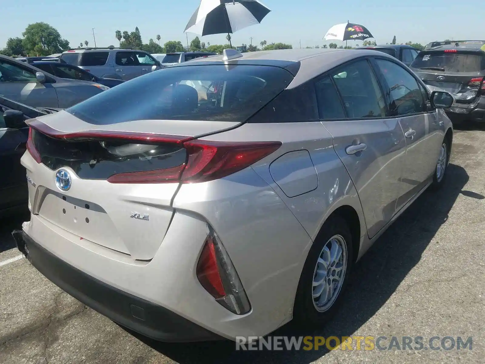 4 Photograph of a damaged car JTDKARFPXL3160131 TOYOTA PRIUS 2020