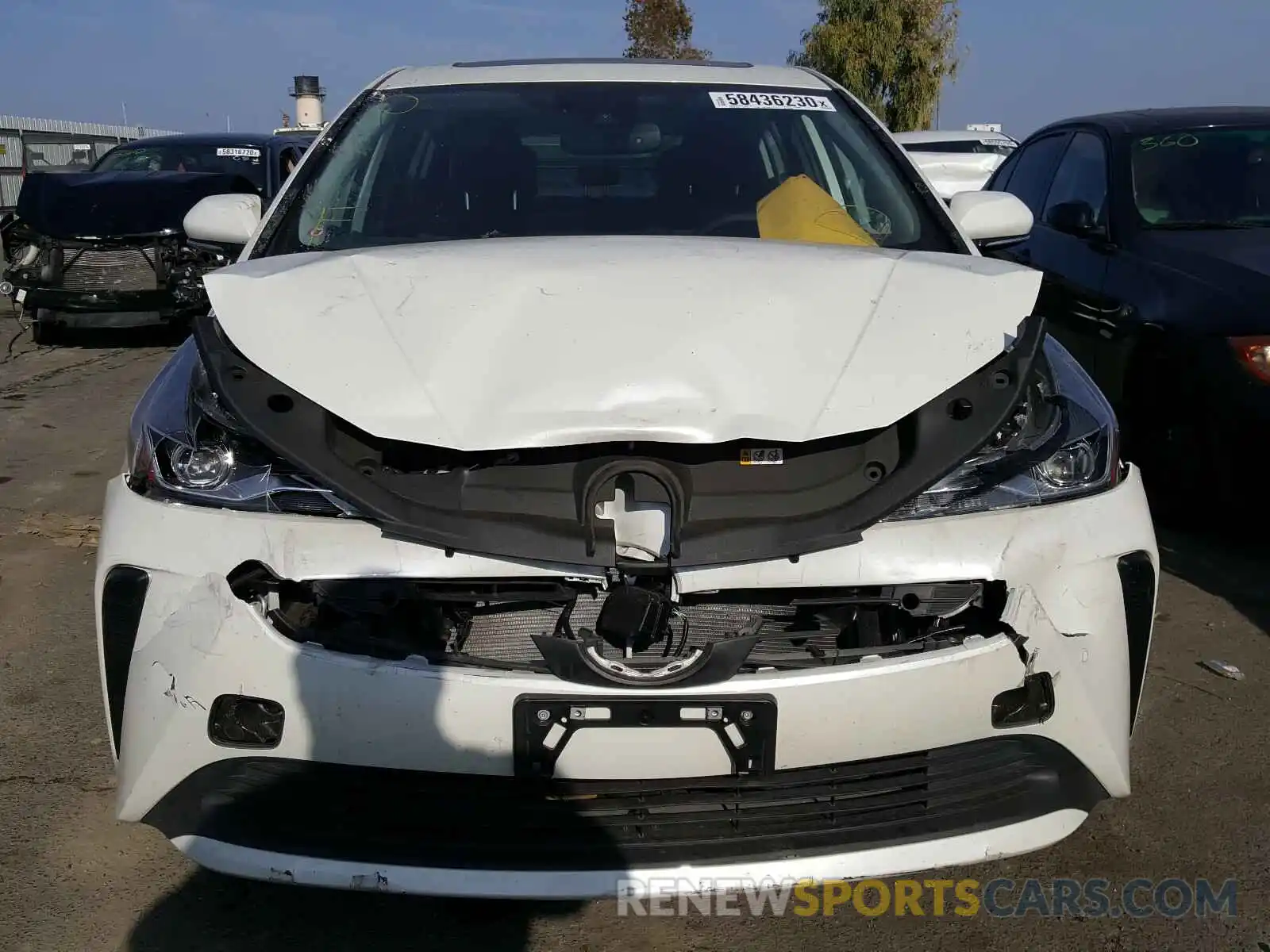 9 Photograph of a damaged car JTDKARFU0L3105192 TOYOTA PRIUS 2020