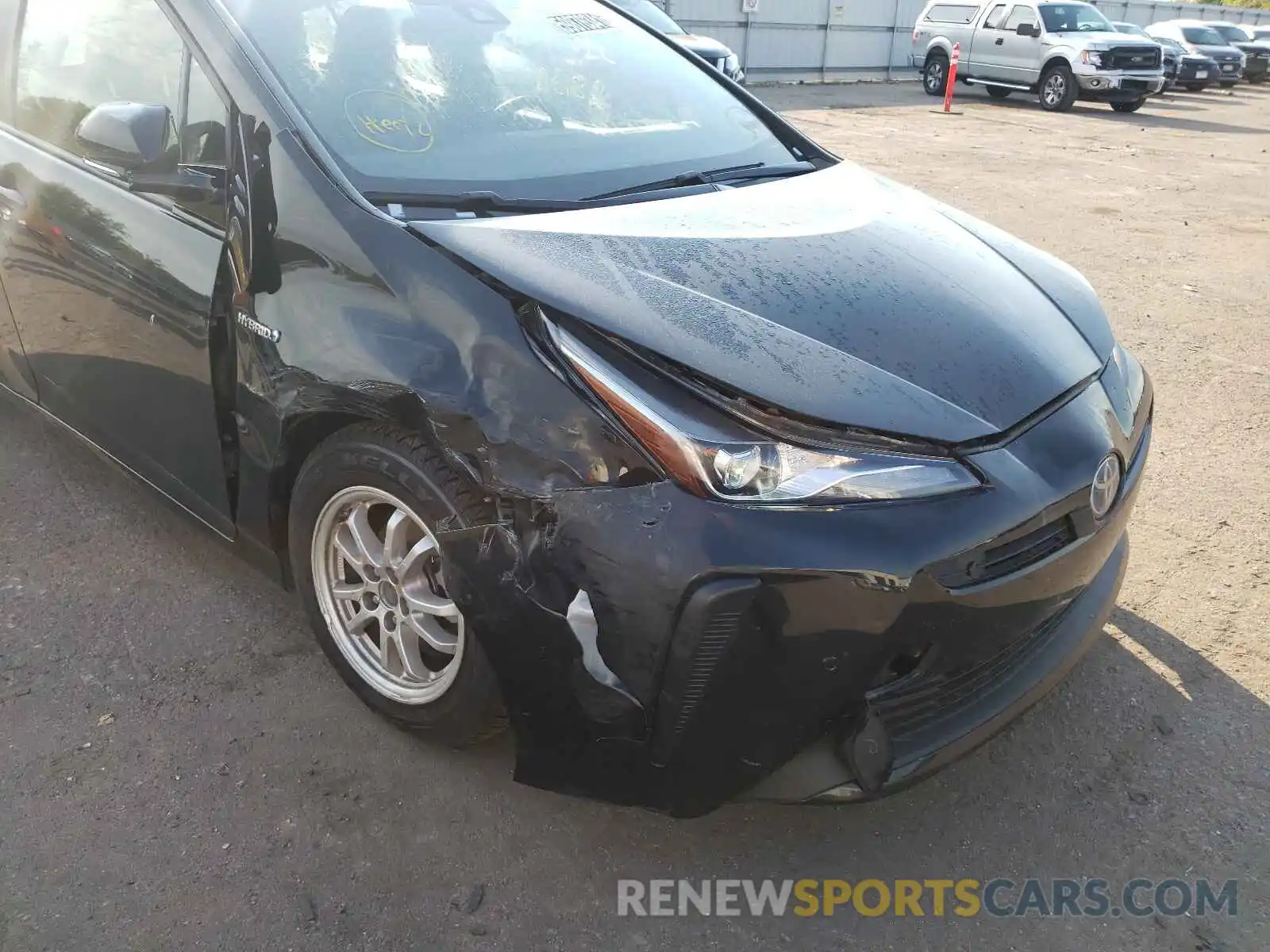 9 Photograph of a damaged car JTDKARFU0L3107220 TOYOTA PRIUS 2020