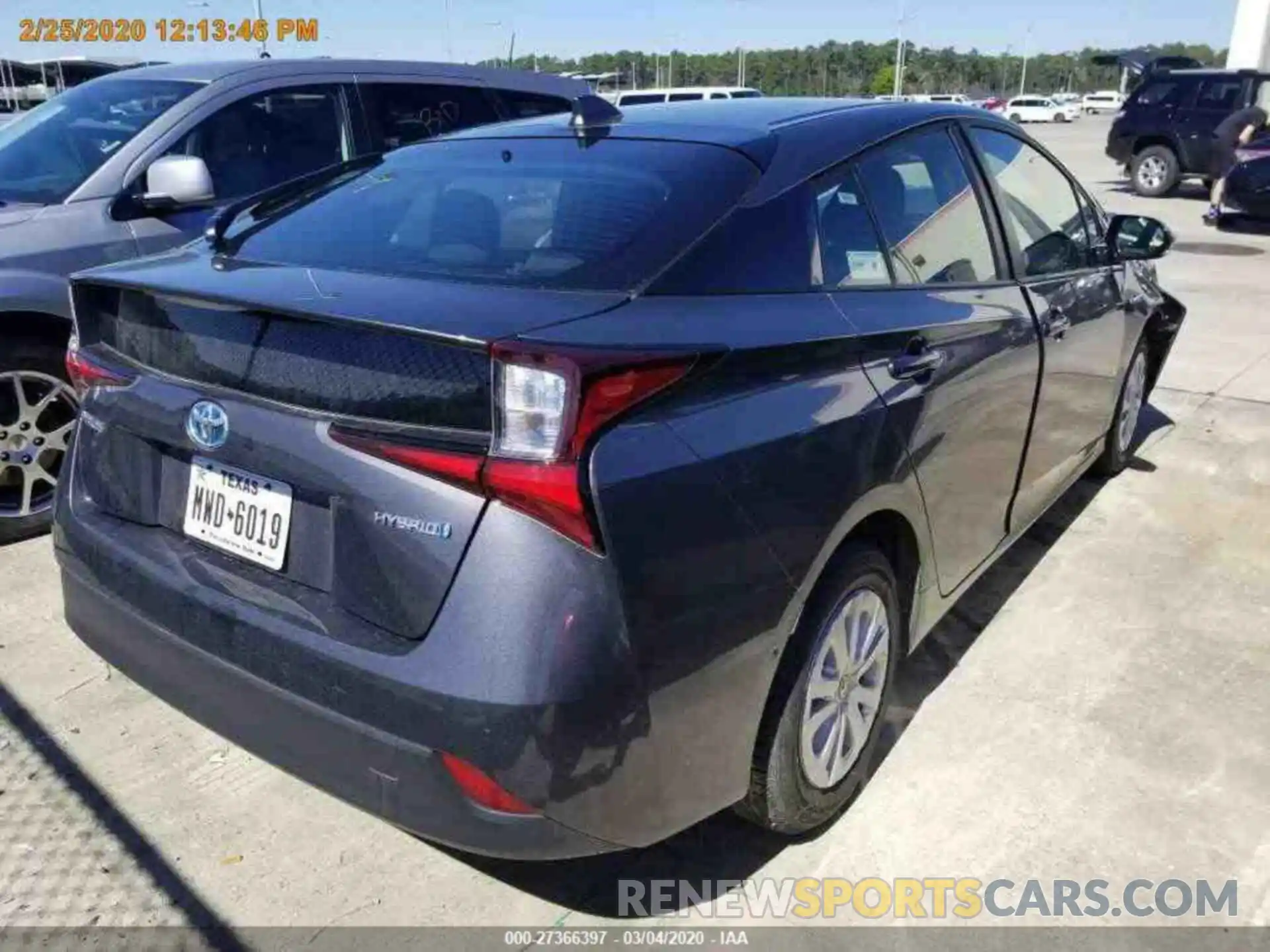 13 Photograph of a damaged car JTDKARFU0L3109940 TOYOTA PRIUS 2020