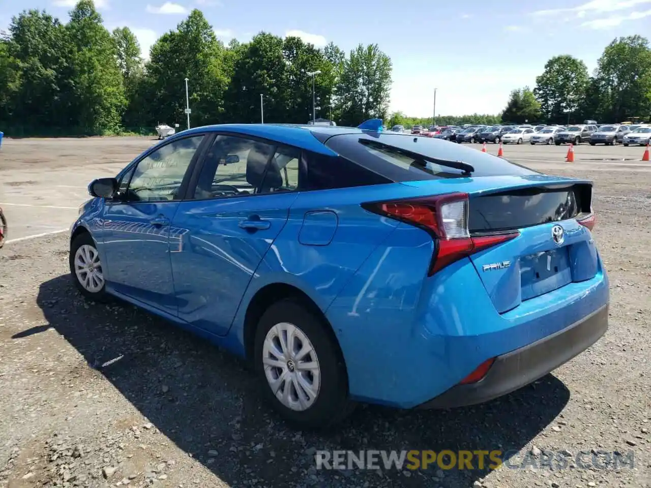 3 Photograph of a damaged car JTDKARFU0L3110151 TOYOTA PRIUS 2020