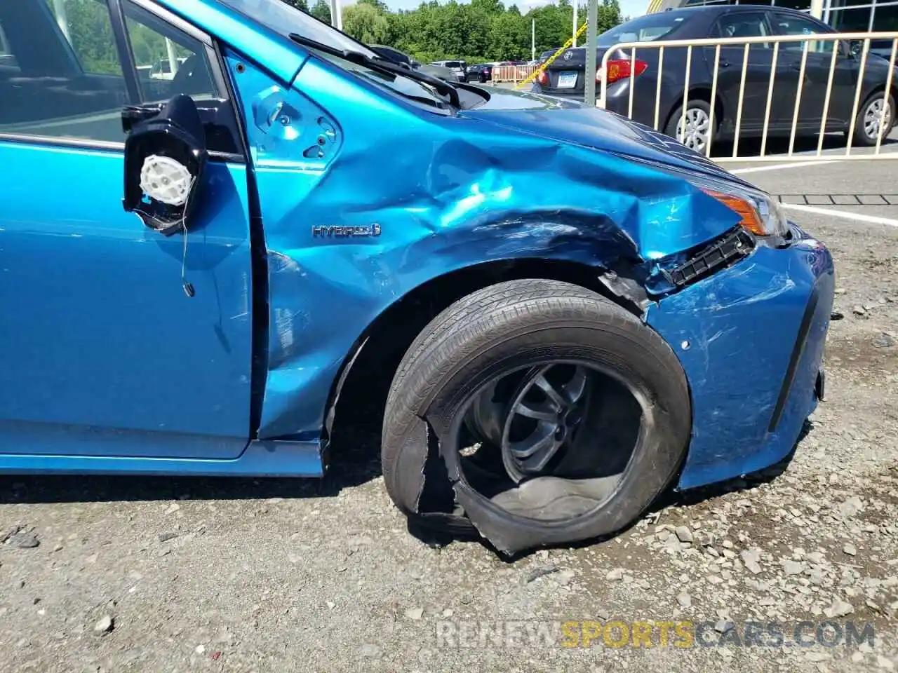 9 Photograph of a damaged car JTDKARFU0L3110151 TOYOTA PRIUS 2020