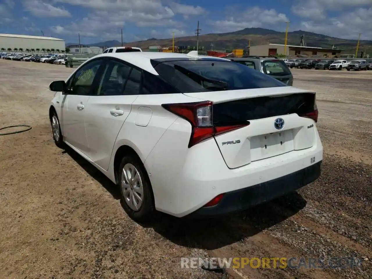 3 Photograph of a damaged car JTDKARFU0L3110232 TOYOTA PRIUS 2020