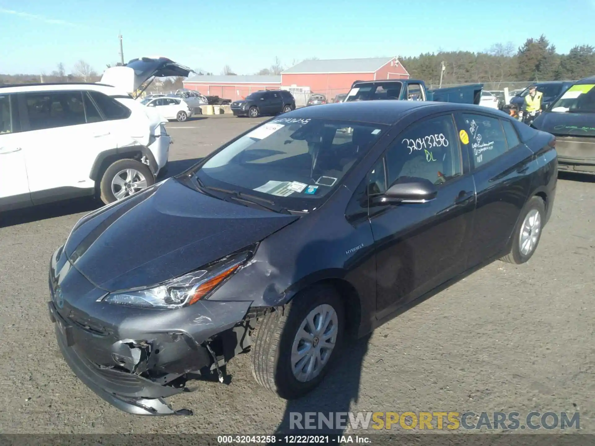 2 Photograph of a damaged car JTDKARFU0L3111235 TOYOTA PRIUS 2020