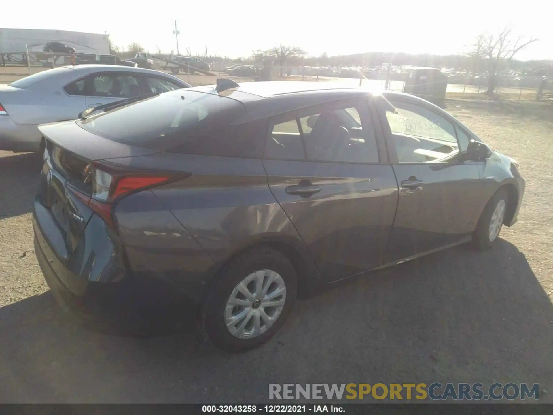 4 Photograph of a damaged car JTDKARFU0L3111235 TOYOTA PRIUS 2020